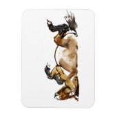 転が馬 マグネット (縦)