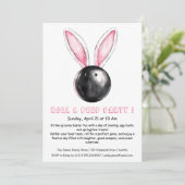 転が&ピープパーティー – イースターボーリング招待状 招待状 (スタンド正面)