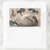 転が 長方形シール (バッグ)