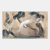 転が 長方形シール (正面)