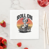 転がSkeletonナース- Dark Mouus Healthcare Vib スタンダードランチョンナプキン (インサイチュ)