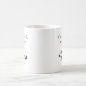 "転んでも立ち上がれ" 馬術 コーヒーマグカップ (中央)