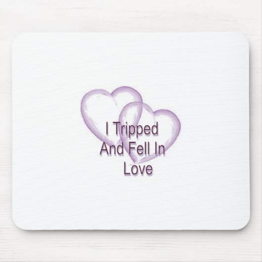 転んで恋に落ちた マウスパッド (正面)
