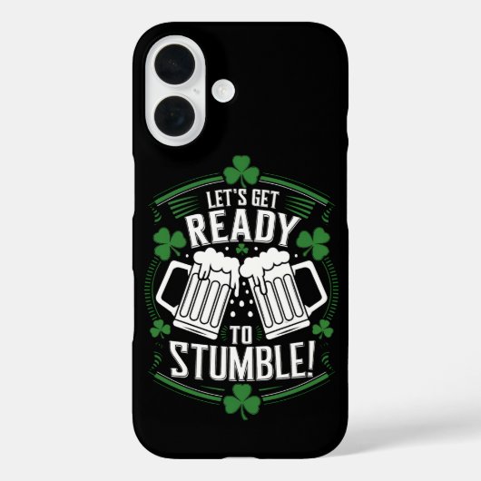 転んで準備万端!冗談みたいな聖パトリックの日 Case-Mate iPhoneケース (裏面)