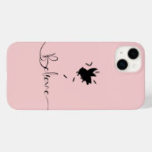 転信じ落する豚の羽毛 Case-Mate iPhoneケース (裏面 (横))