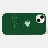 転信じ落する豚の羽毛 Case-Mate iPhoneケース (裏面 (横))