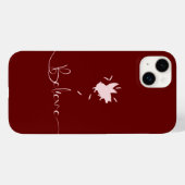転信じ落する豚の羽毛 Case-Mate iPhoneケース (裏面 (横))
