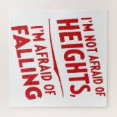 転倒の恐れ:タイポグラフィデザイン ジグソーパズル (横)