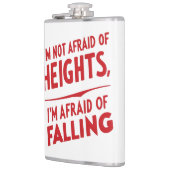 転倒の恐れ:タイポグラフィデザイン フラスク (左)