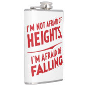 転倒の恐れ:タイポグラフィデザイン フラスク (右)