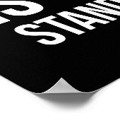 転倒の恥は無やる気を起こさせるい ポスター (角)