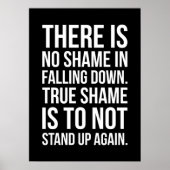 転倒の恥は無やる気を起こさせるい ポスター (正面)