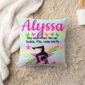 転倒体操引用文デザイン クッション (ブランケット)