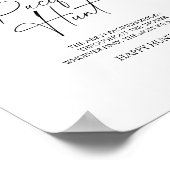 転倒葉狩りベビーシャワーゲーム ポスター (角)