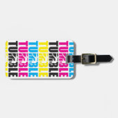 転倒 ラゲッジタグ (正面横)