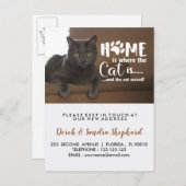 転居先の変更 案内ポストカード (正面/裏面)