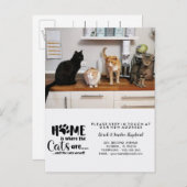 転居先の変更 案内ポストカード (正面/裏面)