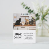 転居先の変更 案内ポストカード (スタンド正面)