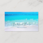 転居先独身のの変更 名刺 (正面)