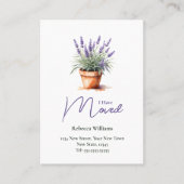 転居届を出した 名刺 (正面)