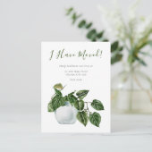 転居届を出した 案内ポストカード (スタンド正面)