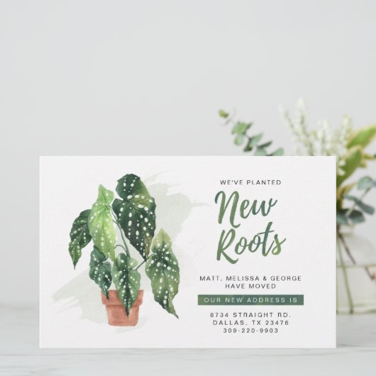 転居案内カード 便箋 (スタンド正面)