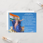 転換のインドのカトリック教の祈りの言葉の神聖なカード カード (正面/裏面インサイチュ)