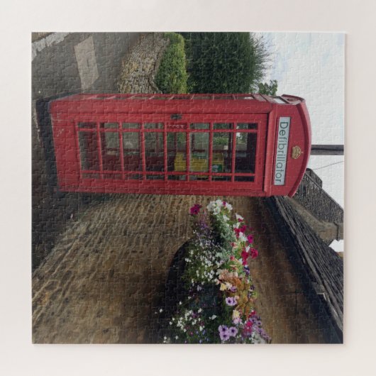 転用された電話ブース ジグソーパズル (横)