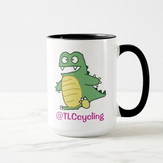転移のLifeCareのサイクリングのチームマグZillaエド マグカップ (右)