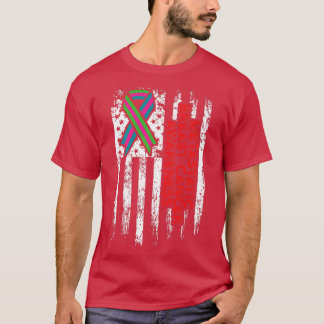 転移性乳がん認識度戦士2273 Tシャツ