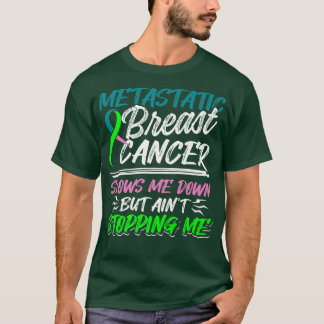 転移性乳がん認識度戦闘戦士 Tシャツ