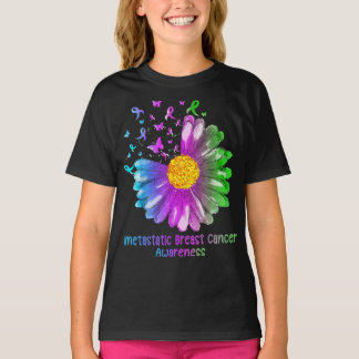 転移性乳がん認識度支援チームT Tシャツ
