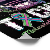 転移性乳がん認識度日足 ポスター (角)