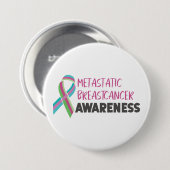 転移性乳がん認識度 缶バッジ (正面&裏面)
