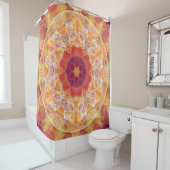 転移10のシャワー・カーテンの時の曼荼羅 シャワーカーテン (インサイチュ)