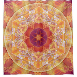 転移10のシャワー・カーテンの時の曼荼羅 シャワーカーテン