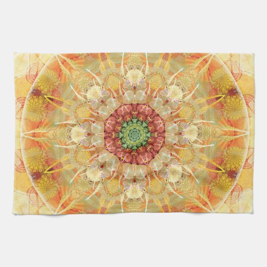 転移12のギフトの時の曼荼羅 キッチンタオル (横)