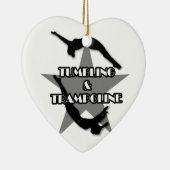 転落およびトランポリンのオーナメント セラミックオーナメント (右)