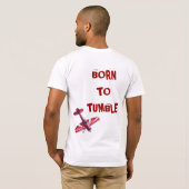 転落するために生まれて下さい Tシャツ (裏面フル)