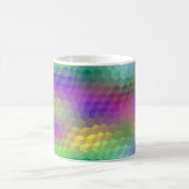 転落のブロック コーヒーマグカップ (中央)