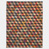 転落のブロック フリースブランケット (正面)