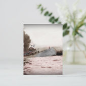 転覆した船舶の船員 ポストカード (スタンド正面)