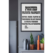 転記済のプライベートプロパティ ポスター