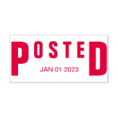 転記済み署名日 セルフインキングスタンプ (デザイン)