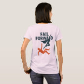 転送の失敗デザイン Tシャツ (裏面フル)