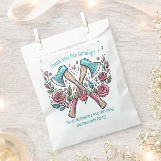 軸とバラ- Axスローバチェロレッテ フェイバーバッグ (クリップ留めされた状態)