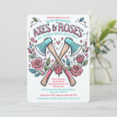 軸とバラ- Axスローバチェロレッテ 招待状 (スタンド正面)