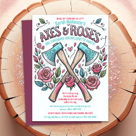 軸とバラ- Axスローバチェロレッテ 招待状