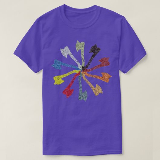 軸のクラシックTシャツ Tシャツ (デザイン正面)