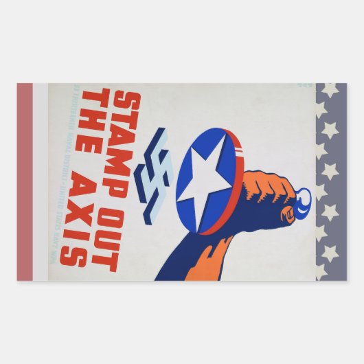 軸を押し出せ！ 長方形シール (正面)